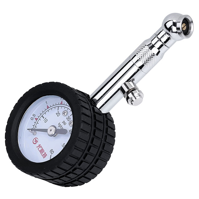 GraceMe Premium Tire Pressure Gauge With Integrated Hold Valve